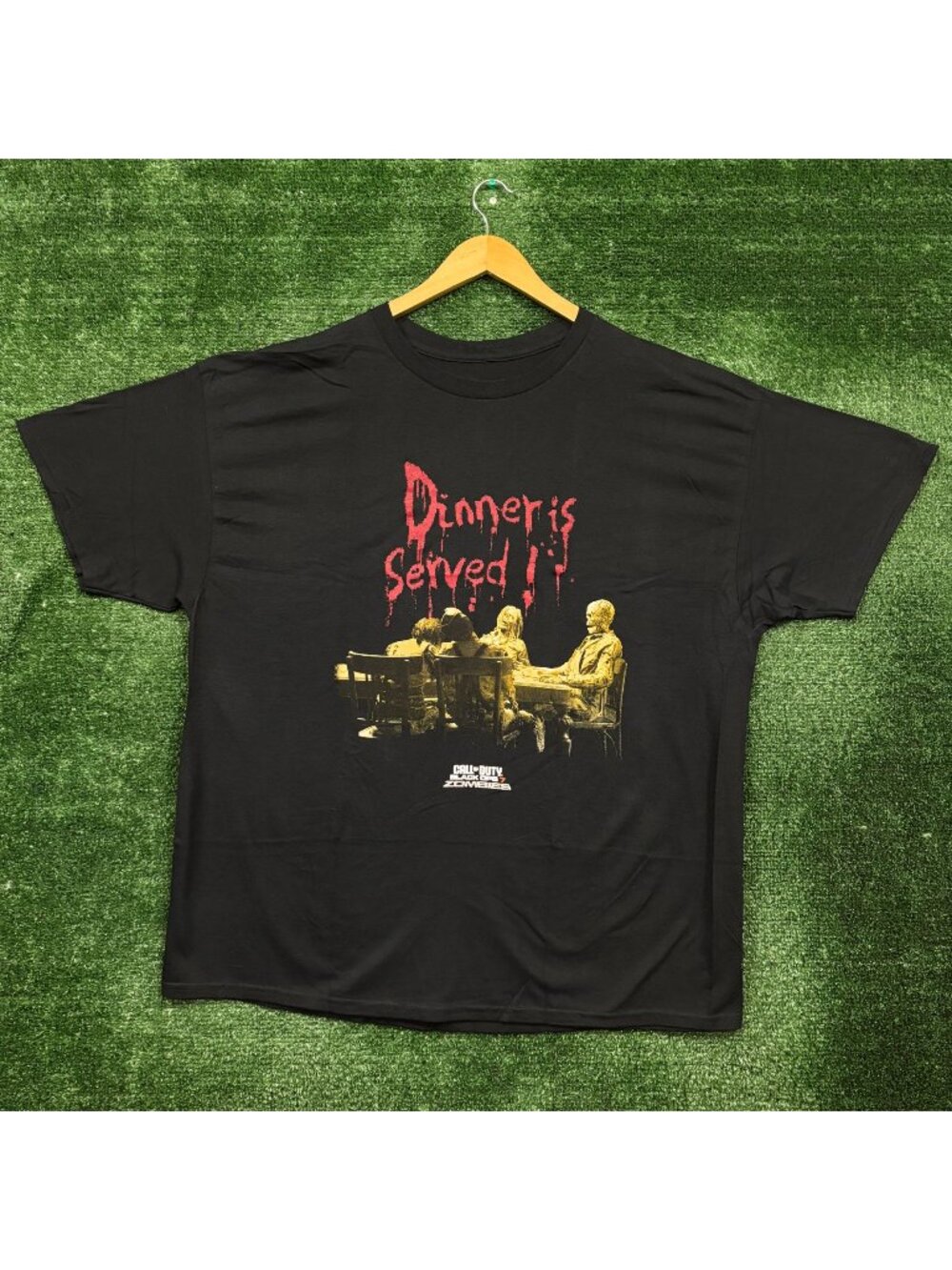 Call of Duty Black Opps 7 Dinner is Served! T-Shirt Size 2X